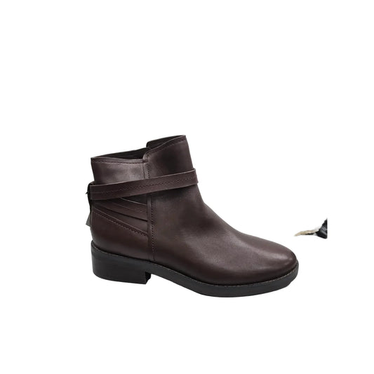 Boots Ankle Flats By Cole-haan In Brown, Size: 9
