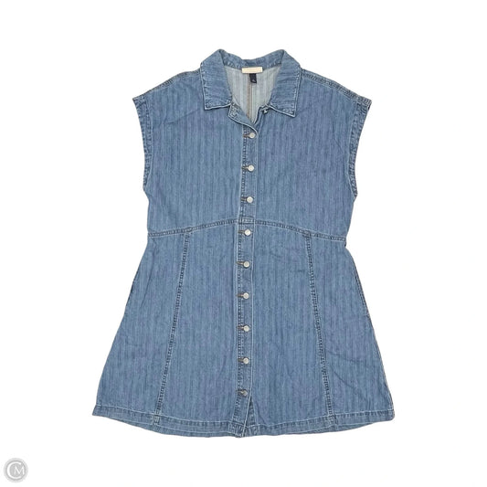 Dress Casual Short By Universal Thread In Blue Denim, Size: Xl