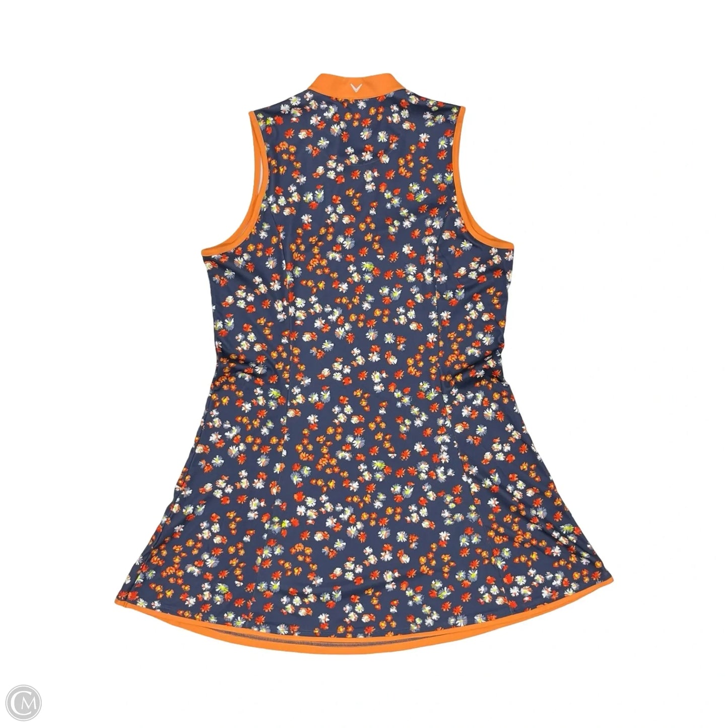 Athletic Dress By Callaway In Grey & Orange, Size: L