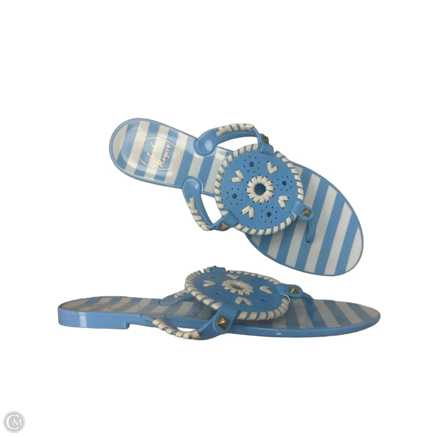 Sandals Flip Flops By Jack Rogers In Blue, Size: 10