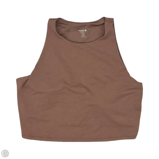 Athletic Tank Top By Old Navy In Brown, Size: 2x