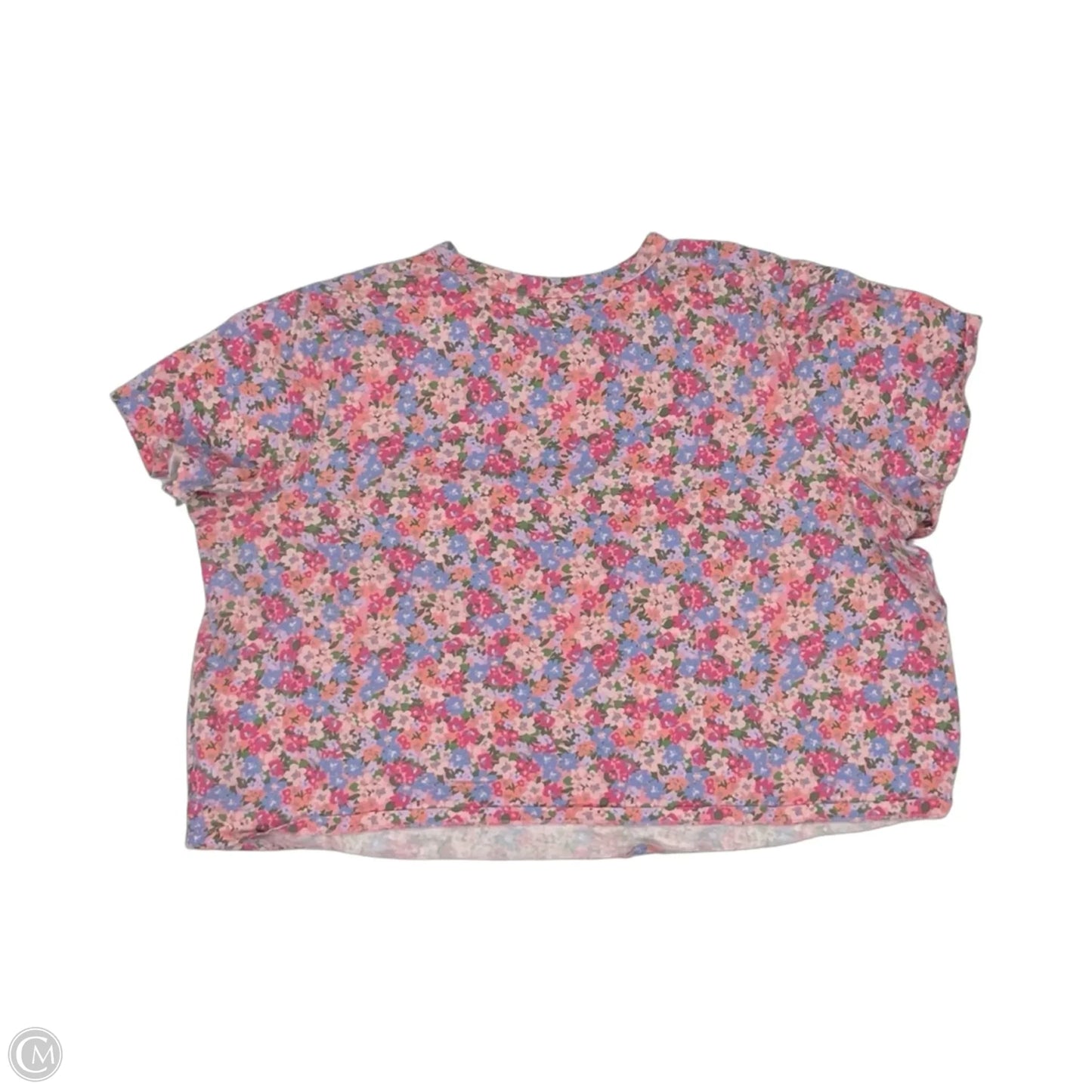 Top Short Sleeve By Old Navy In Floral Print, Size: 2x