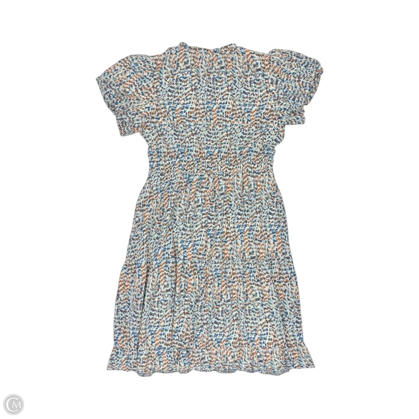 Dress Party Midi By Cme In Blue & Orange, Size: Xl