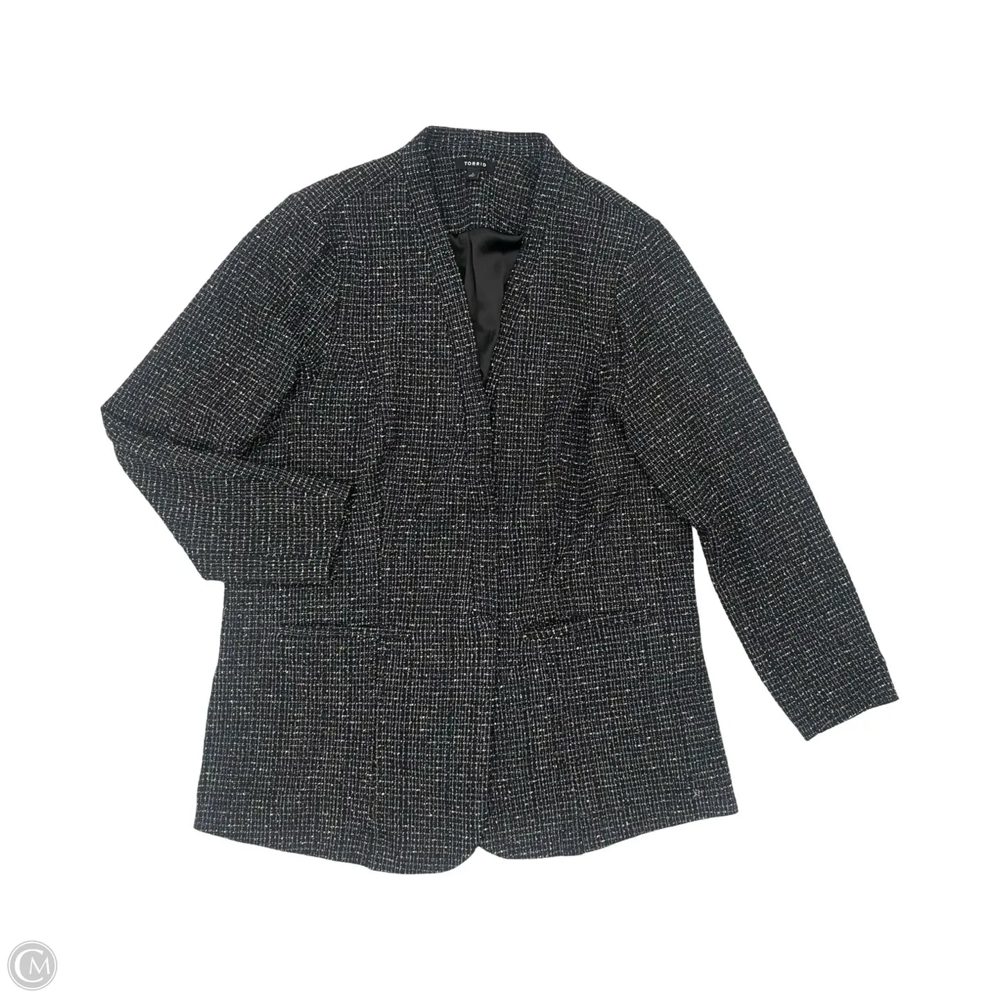 Blazer By Torrid In Black, Size: 3x