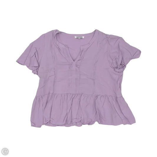 Blouse Short Sleeve By Rose And Olive In Animal Print, Size: 3x
