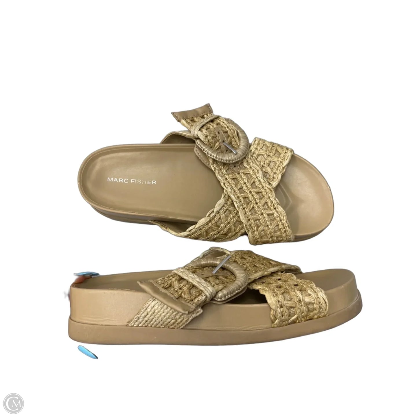 Sandals Flats By Marc Fisher In Tan, Size: 8.5