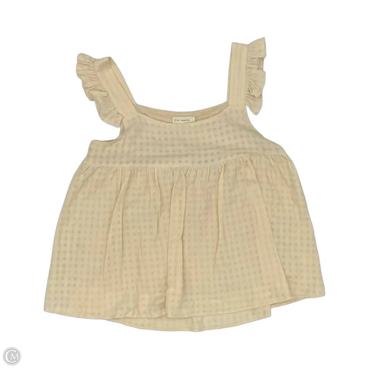 Blouse Sleeveless By By Together In Cream, Size: L