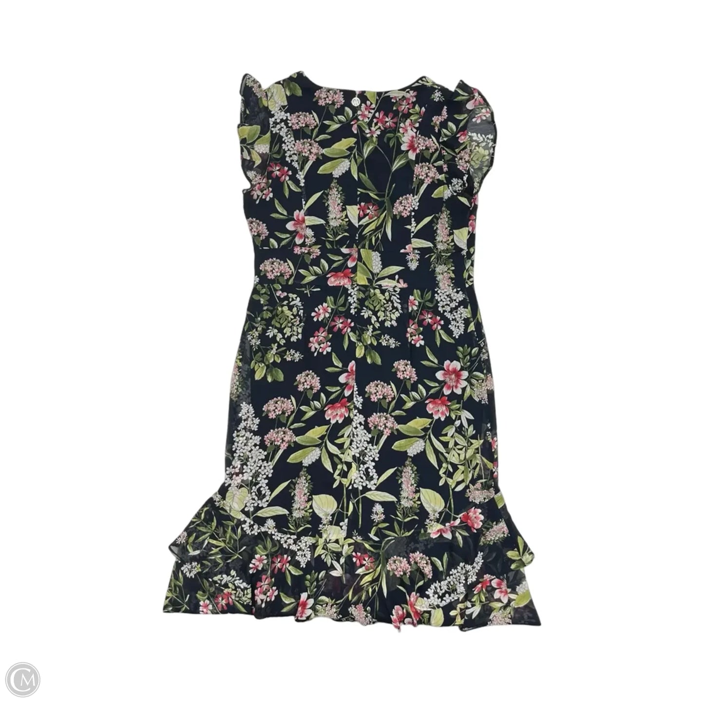 Dress Party Midi By Tommy Hilfiger In Navy, Size: L