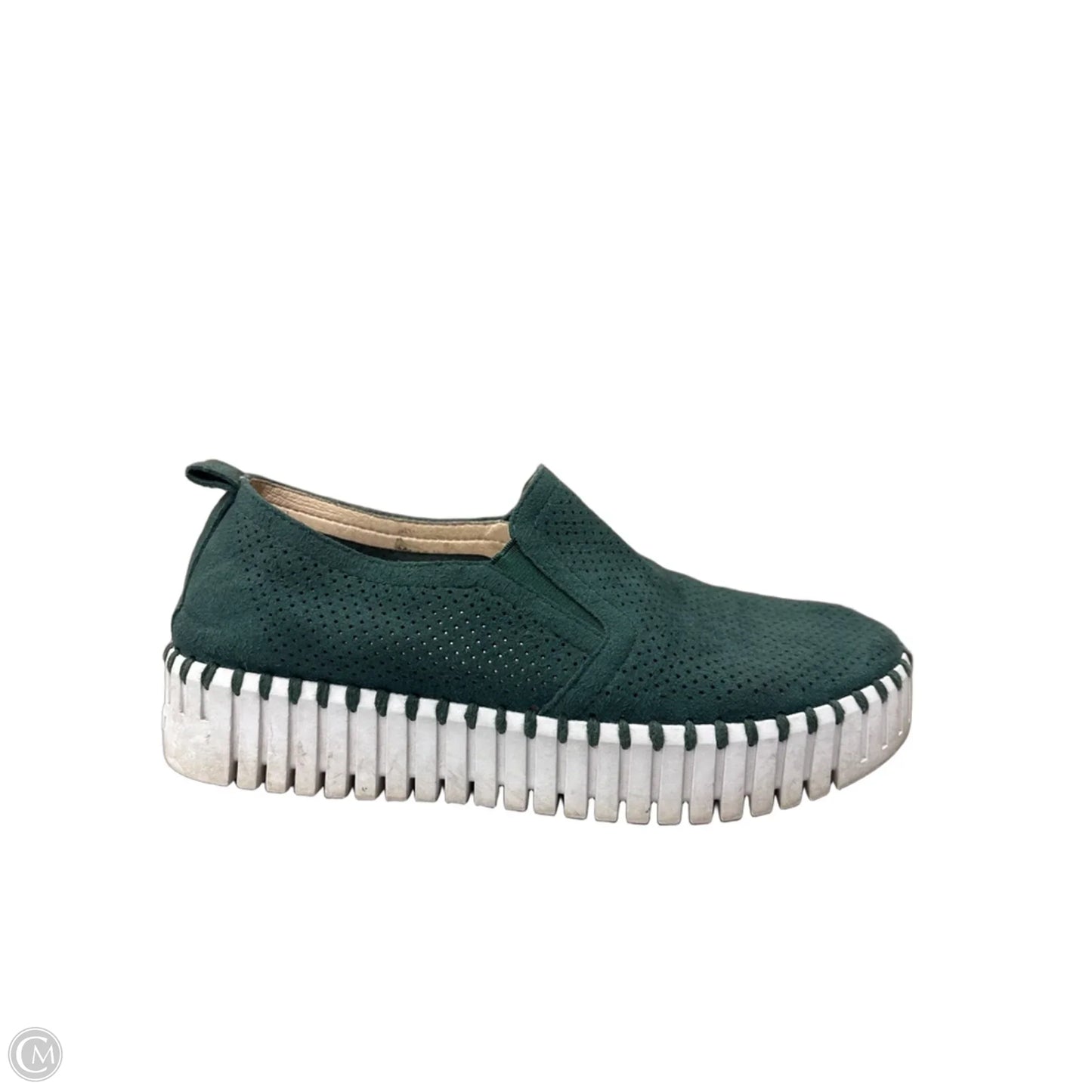 Shoes Flats By Cmc In Green, Size: 6.5