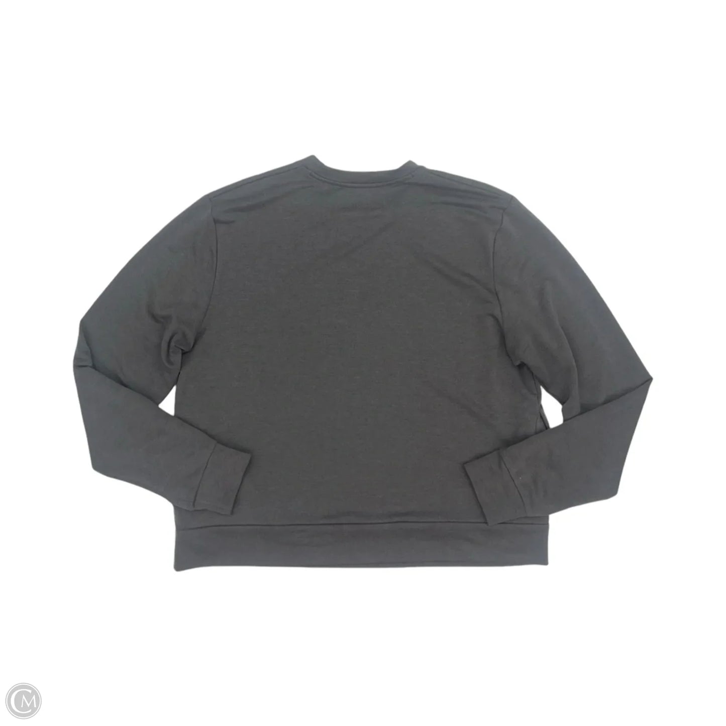 Athletic Top Long Sleeve Crewneck By Under Armour In Grey, Size: Xl