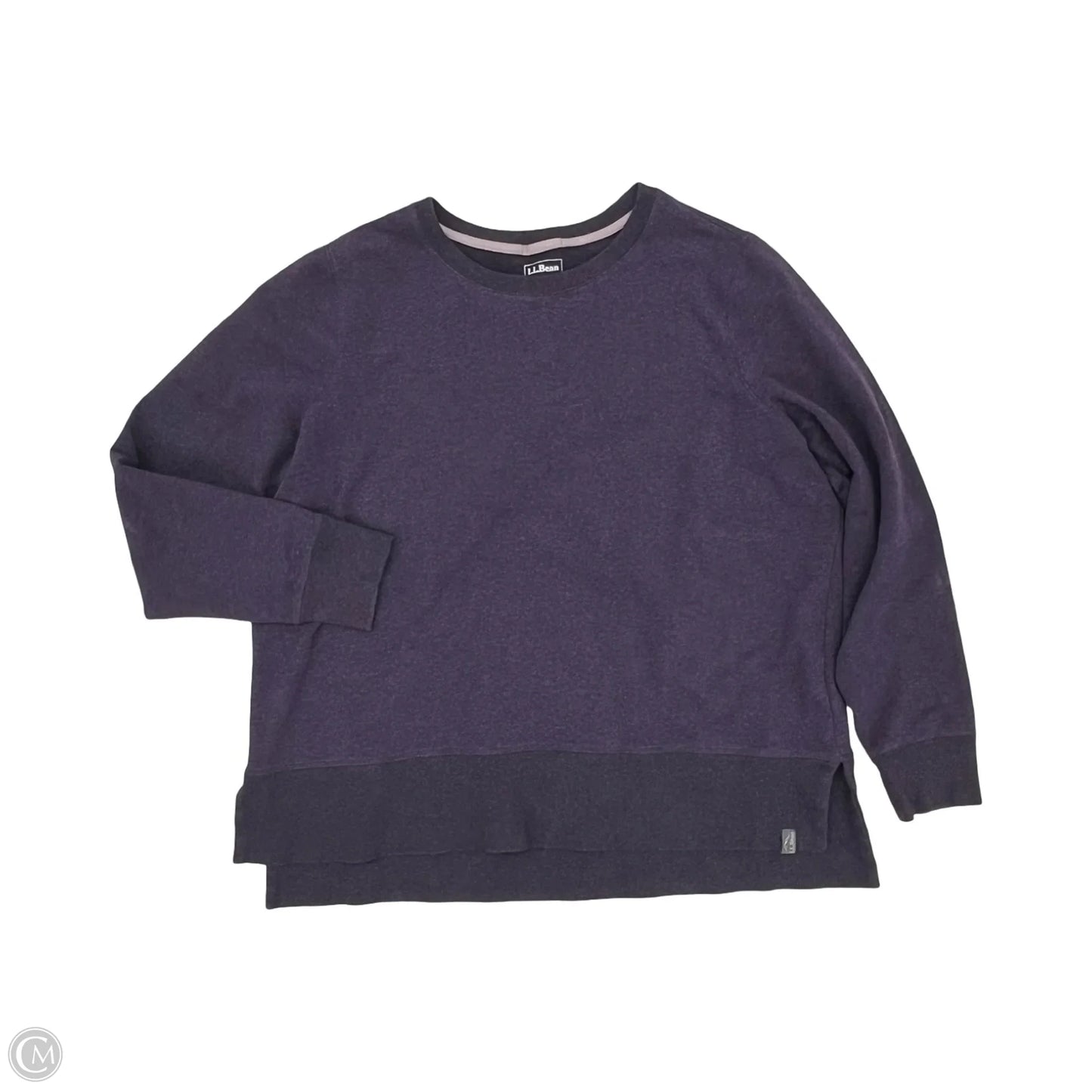 Sweatshirt Crewneck By L.l. Bean In Purple, Size: 2x
