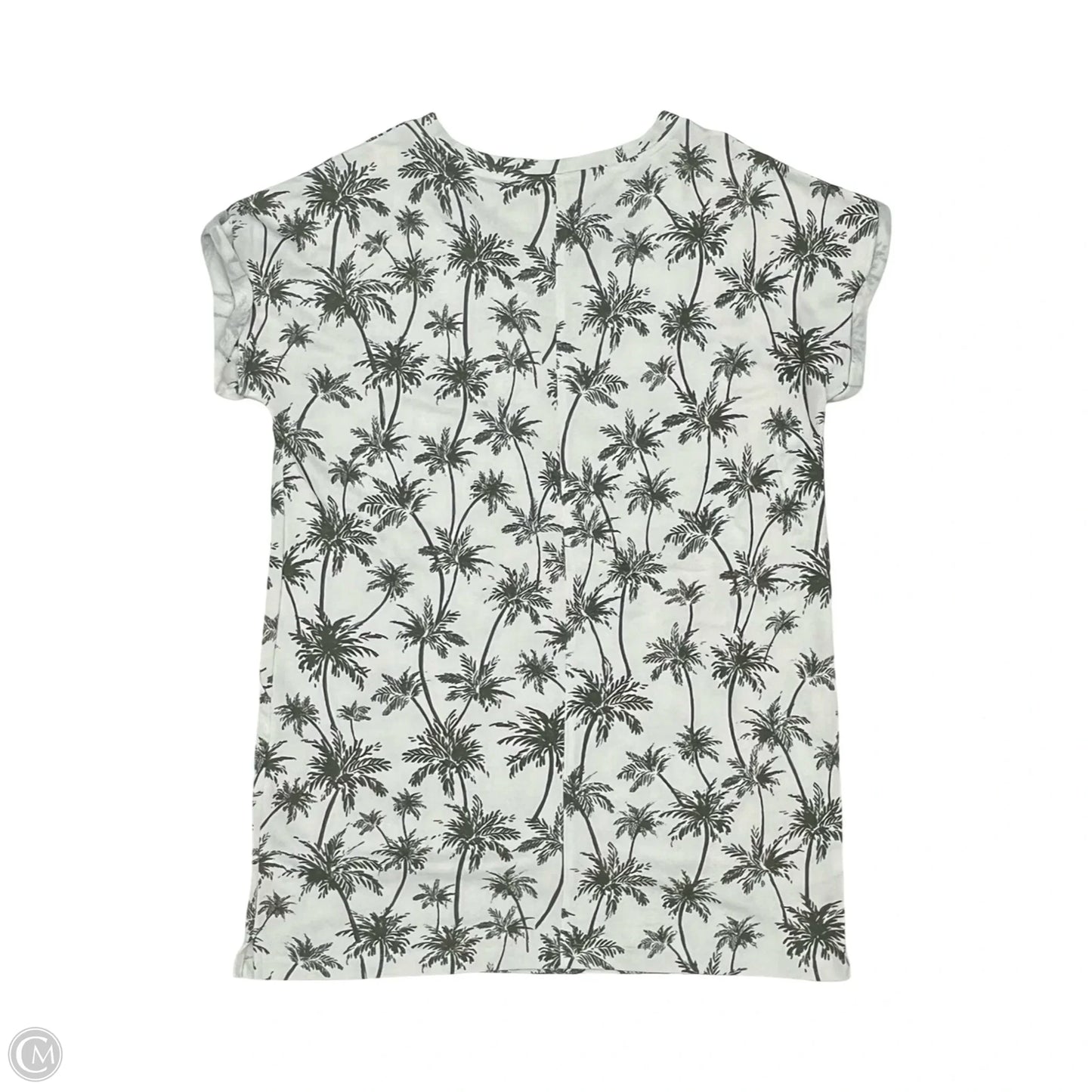 Dress Casual Short By Lou And Grey In Green & White, Size: Xl