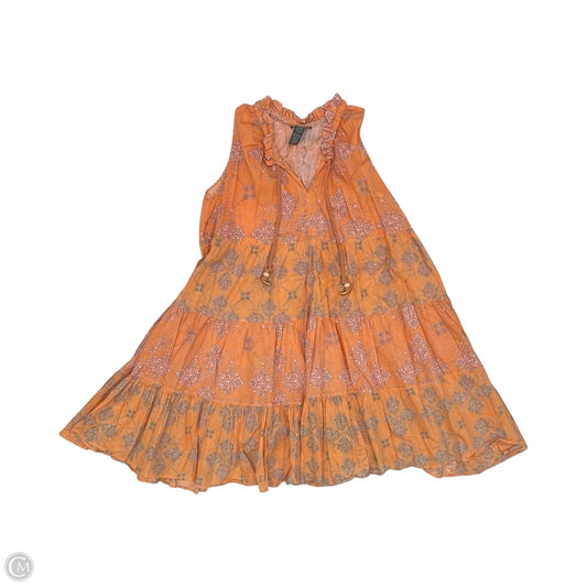 Dress Party Short By Chelsea And Theodore In Orange, Size: 1x
