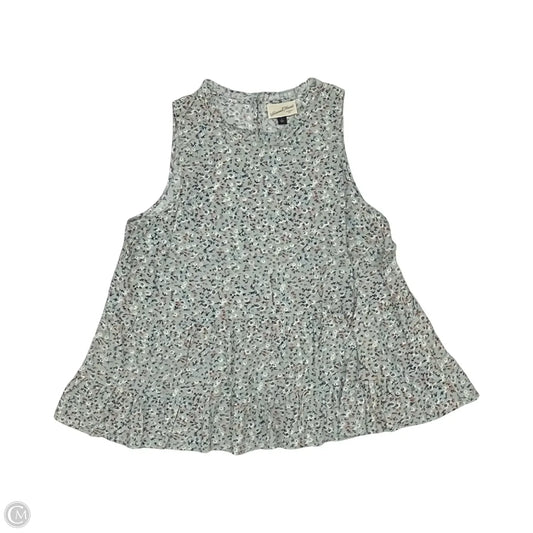 Blouse Short Sleeve By Universal Thread In Green, Size: L