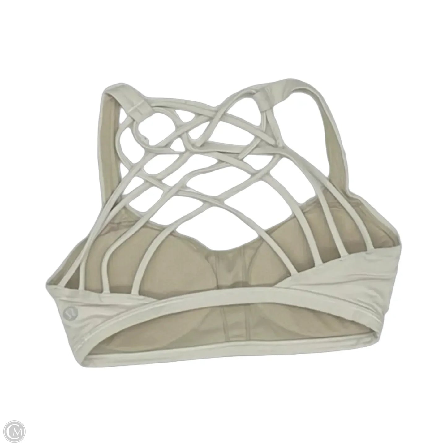 Athletic Bra By Lululemon In Cream, Size: Xs