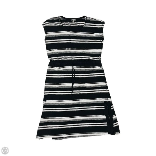 Dress Casual Midi By Talbots In Black & White, Size: Xl