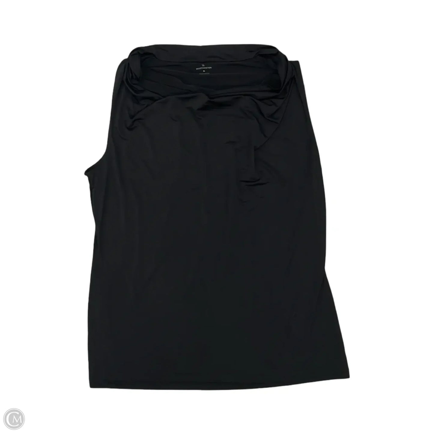 Blouse Sleeveless By Worthington In Black, Size: Xl