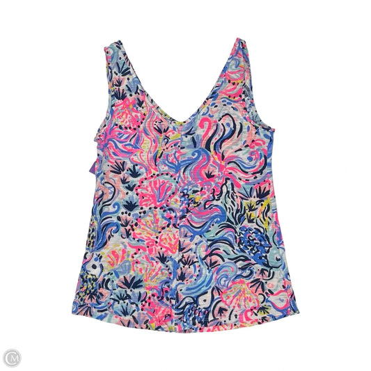 Top Sleeveless Designer By Lilly Pulitzer In Multi-colored, Size: Xxl