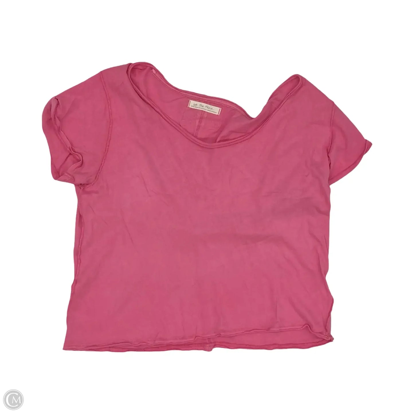Top Short Sleeve By We The Free In Pink, Size: Xs