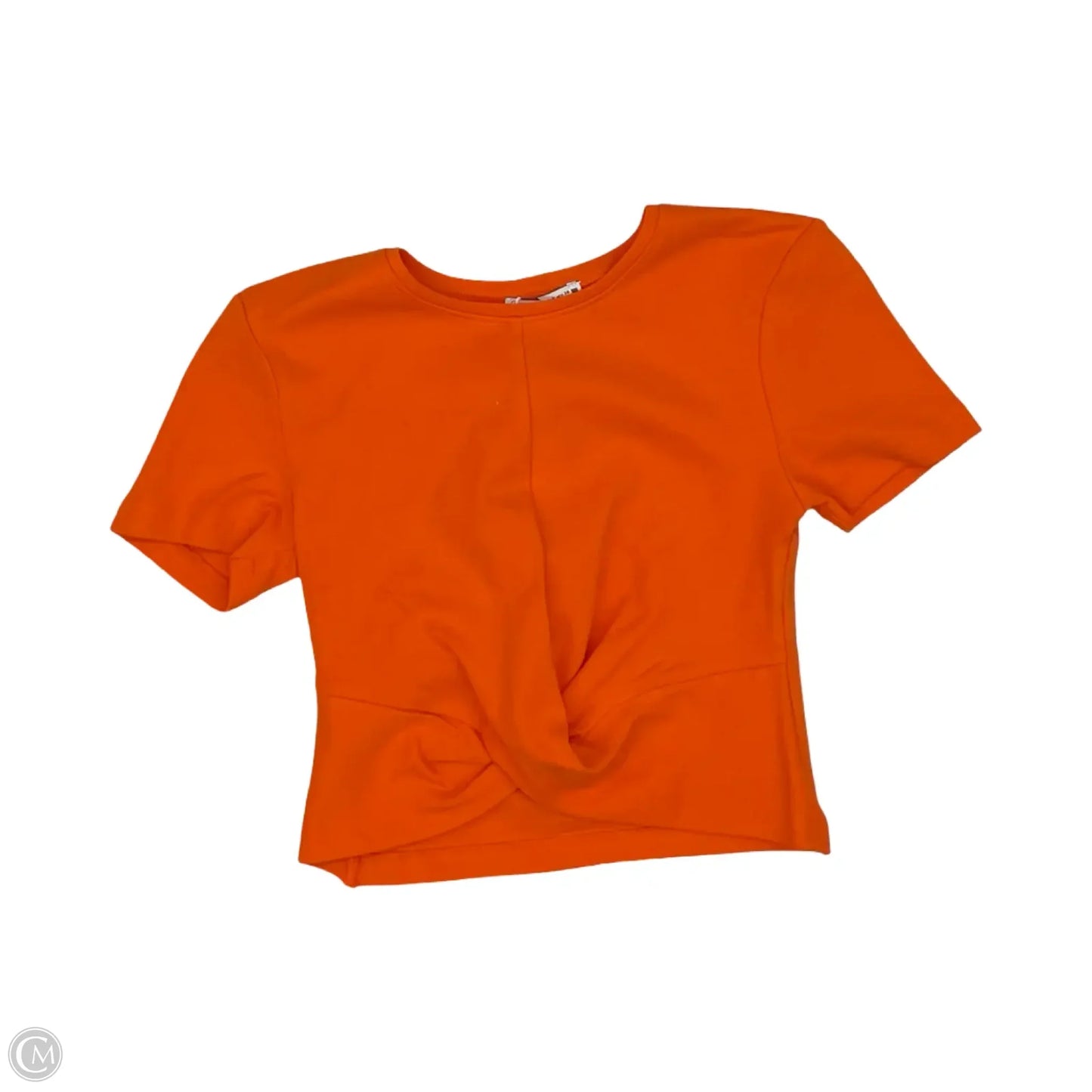 Top Short Sleeve By Zara In Orange, Size: S