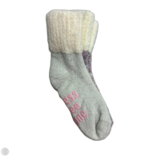 Socks By Clothes Mentor In Grey & Purple, Size: Onesize