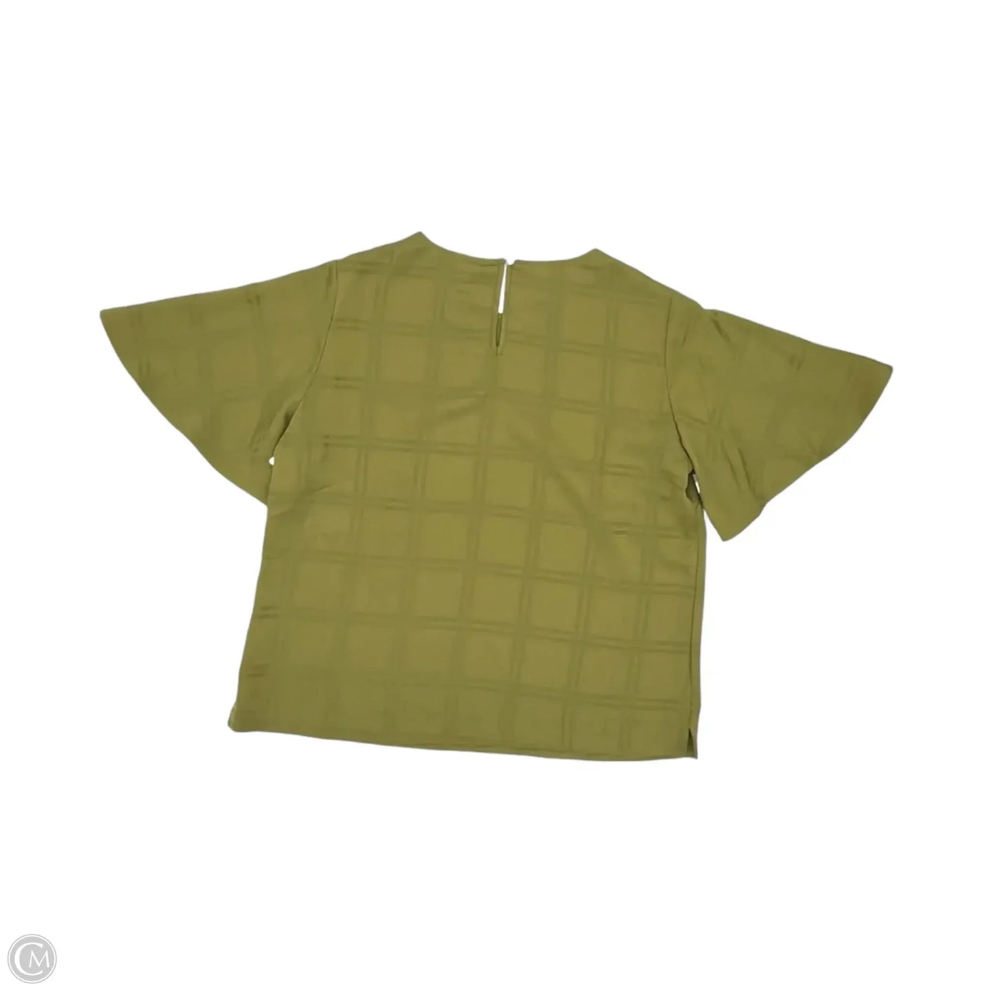Blouse Short Sleeve By A New Day In Green, Size: L