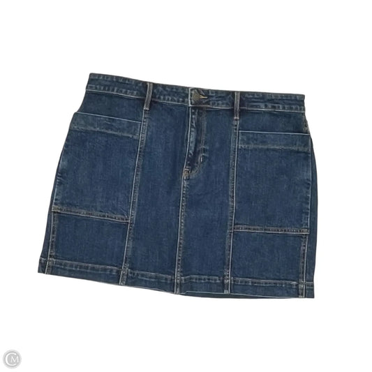 Skirt Mini & Short By Old Navy In Blue Denim, Size: 14