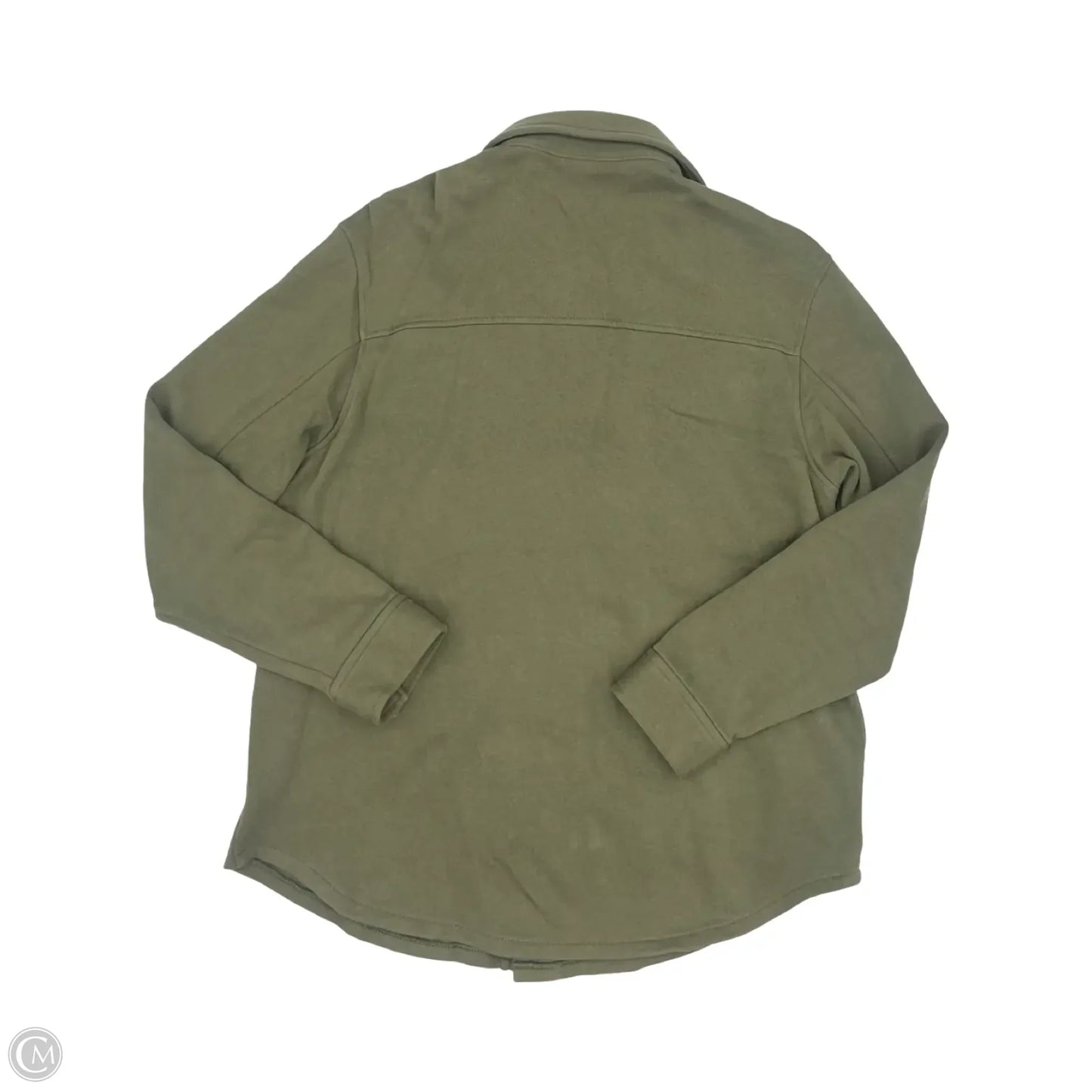 Jacket Shirt By Old Navy In Green, Size: M