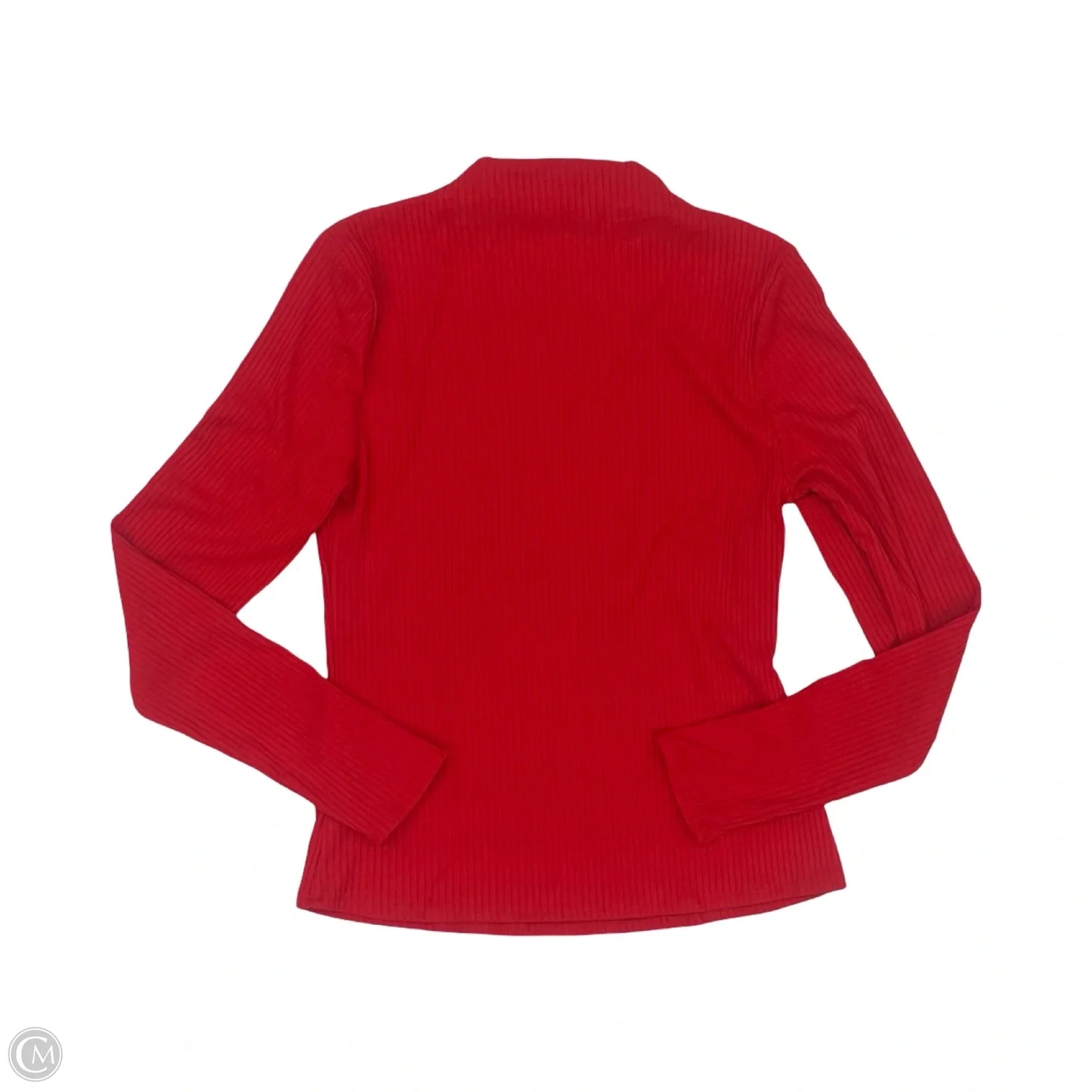 Top Long Sleeve By A New Day In Red, Size: M