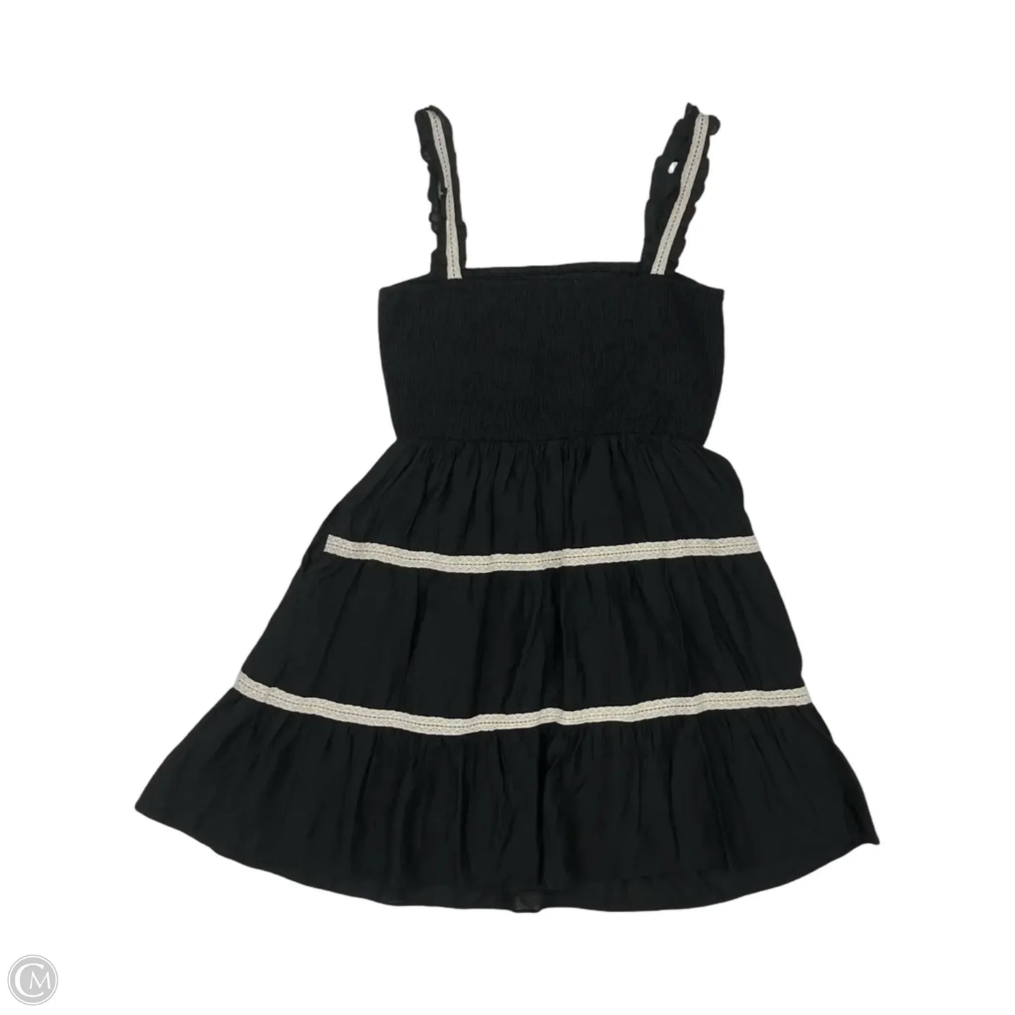 Dress Party Short By Anniewear In Black & Cream, Size: M