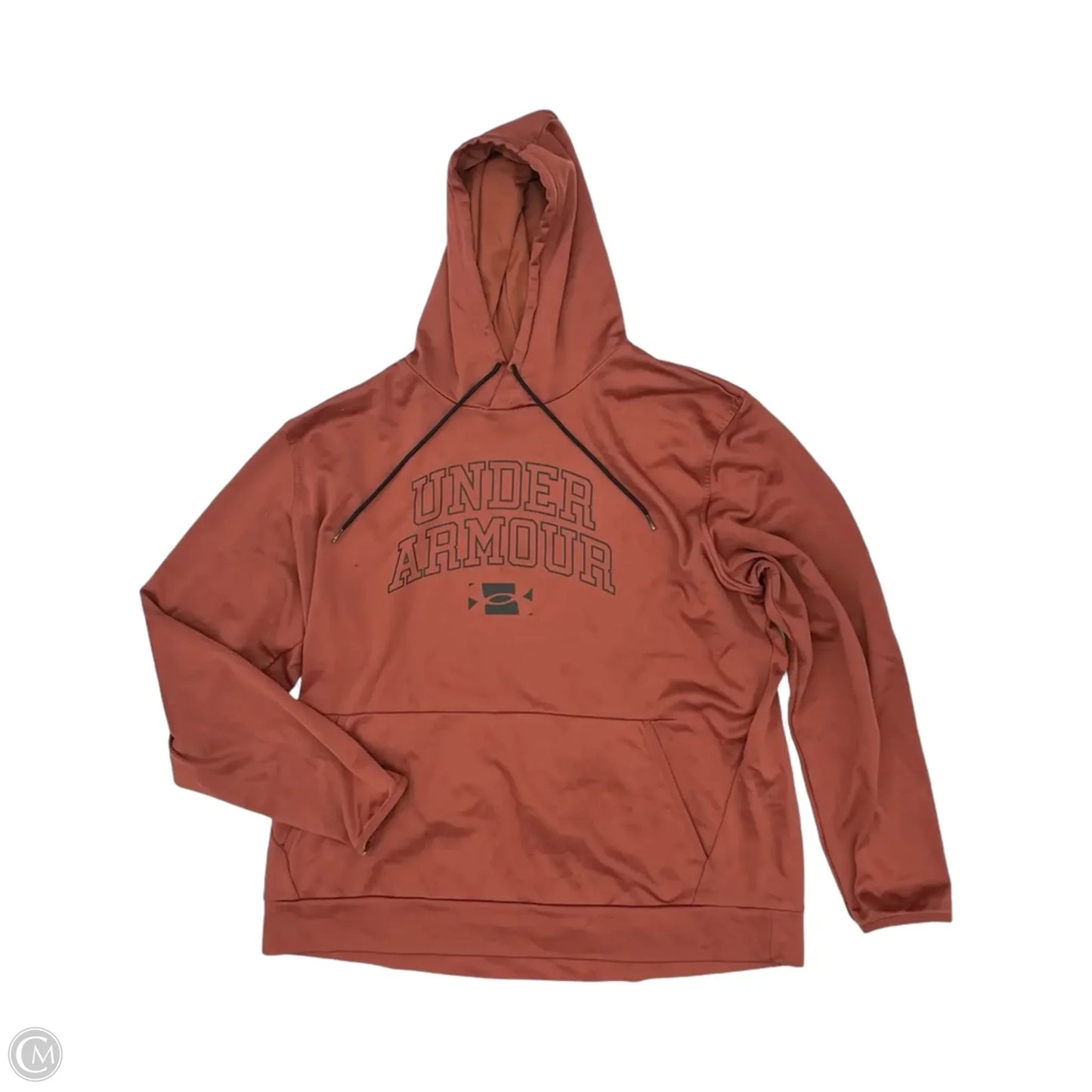 Athletic Sweatshirt Hoodie By Under Armour In Orange, Size: 3x