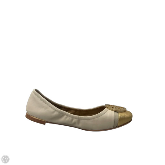 Shoes Designer By Tory Burch In Cream, Size: 6.5