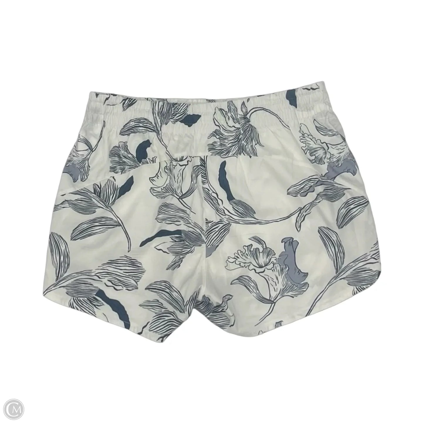 Athletic Shorts By Athleta In Grey & White, Size: M