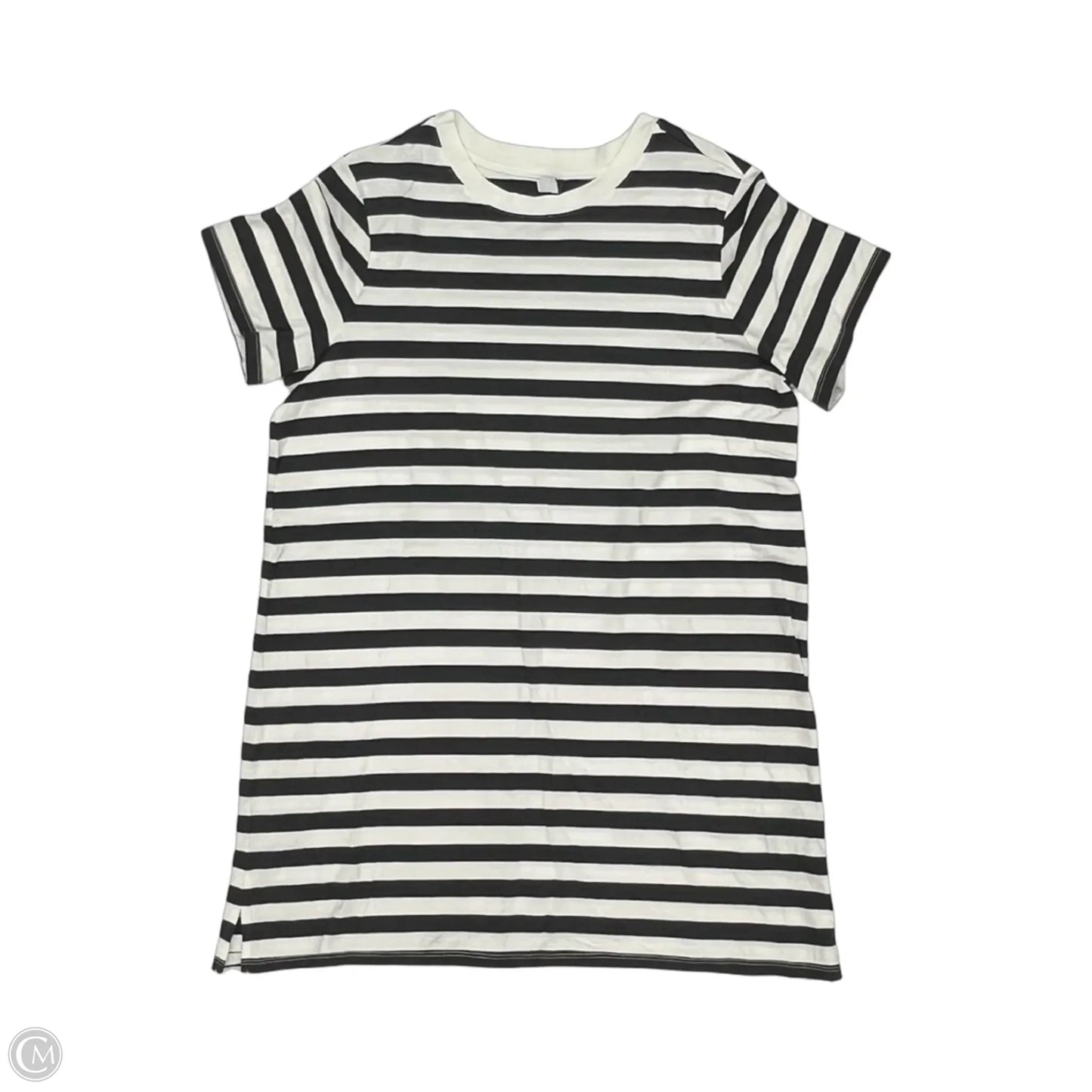 Dress Casual Short By Old Navy In Grey & White, Size: L