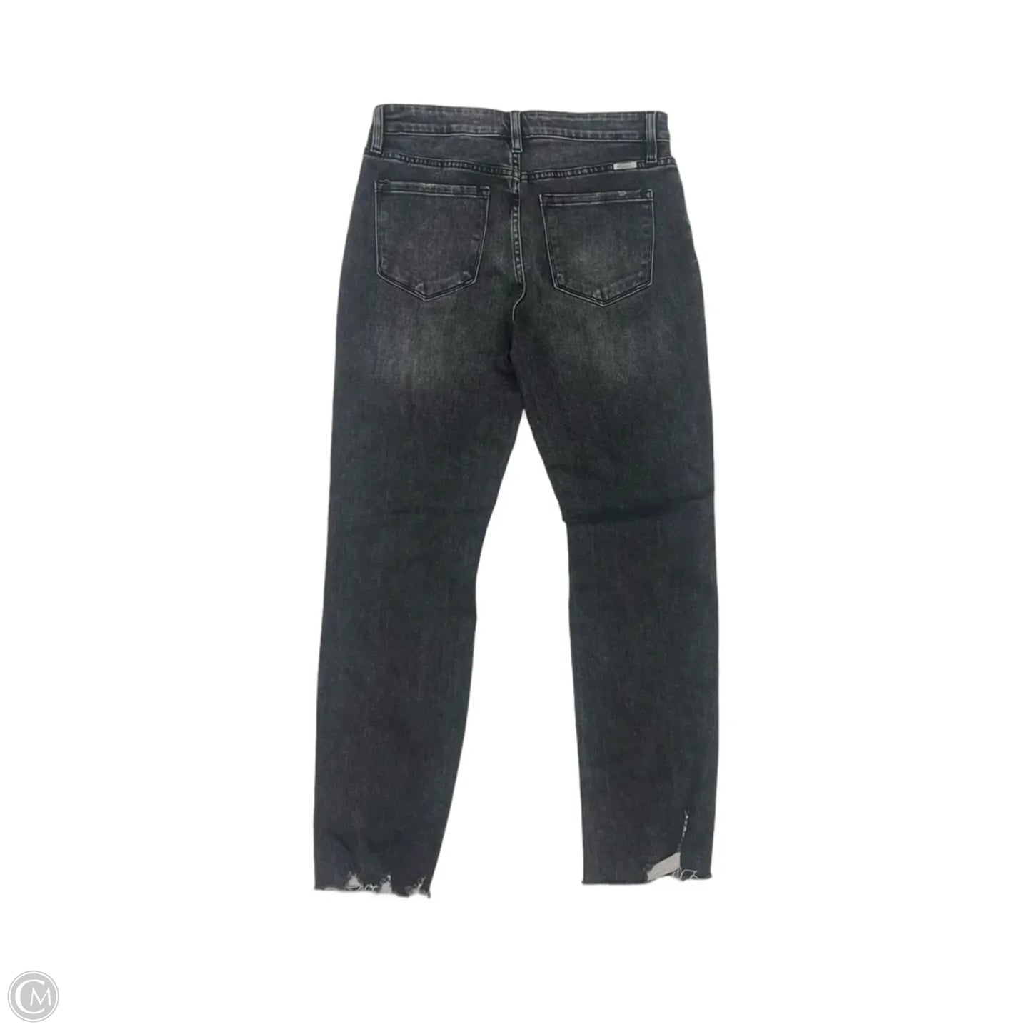 Jeans Straight By Kancan In Black Denim, Size: 6