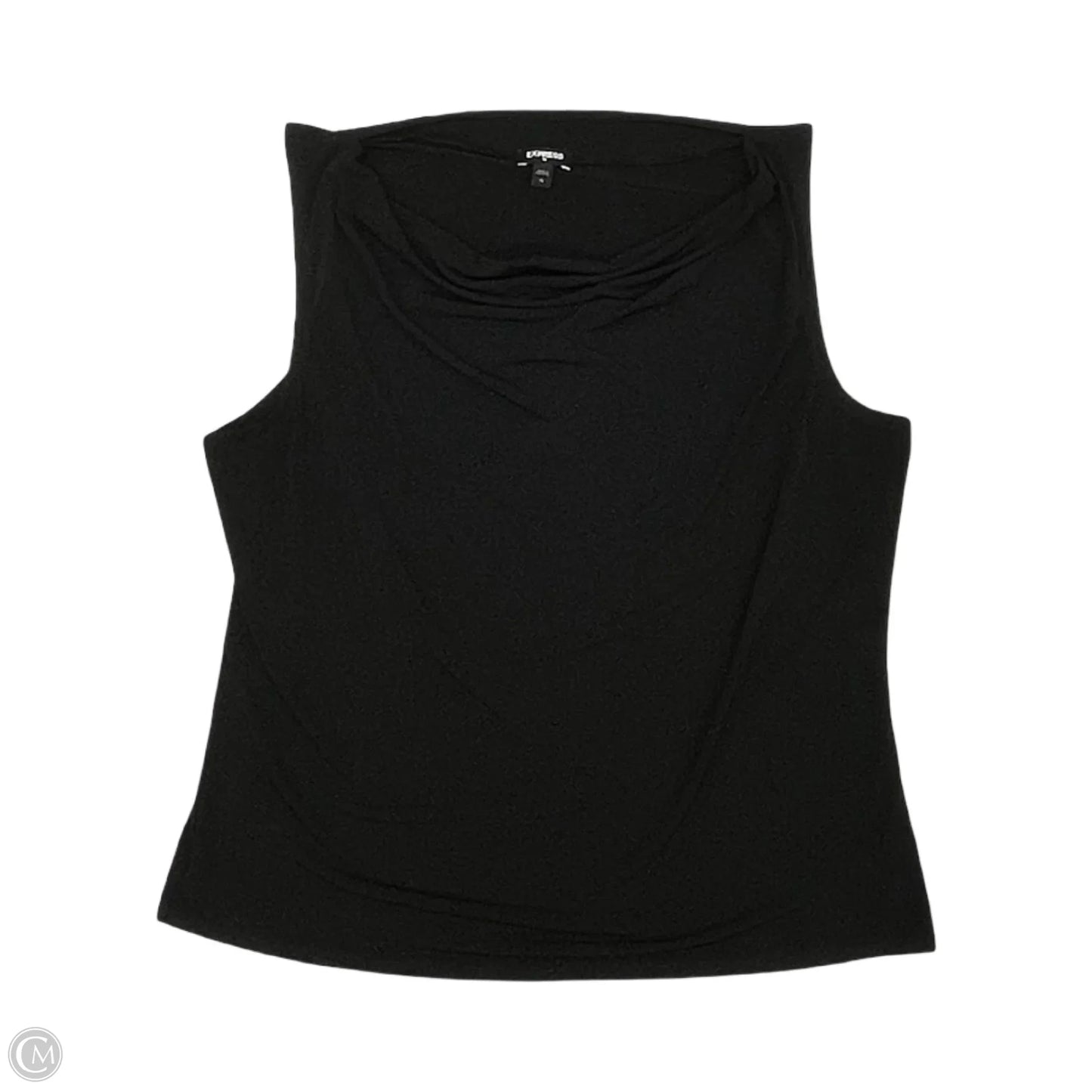 Blouse Sleeveless By Express In Black, Size: Xl
