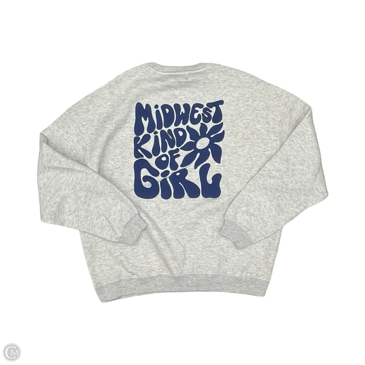 Sweatshirt Crewneck By Girl Dangerous In Grey, Size: Xl