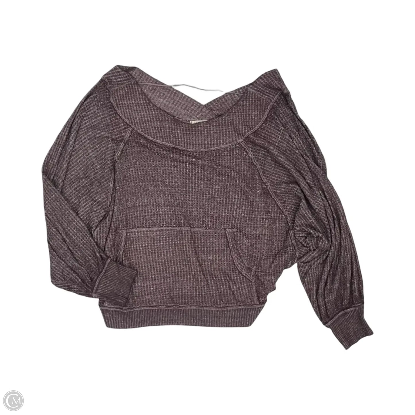 Top Long Sleeve By We The Free In Purple, Size: M