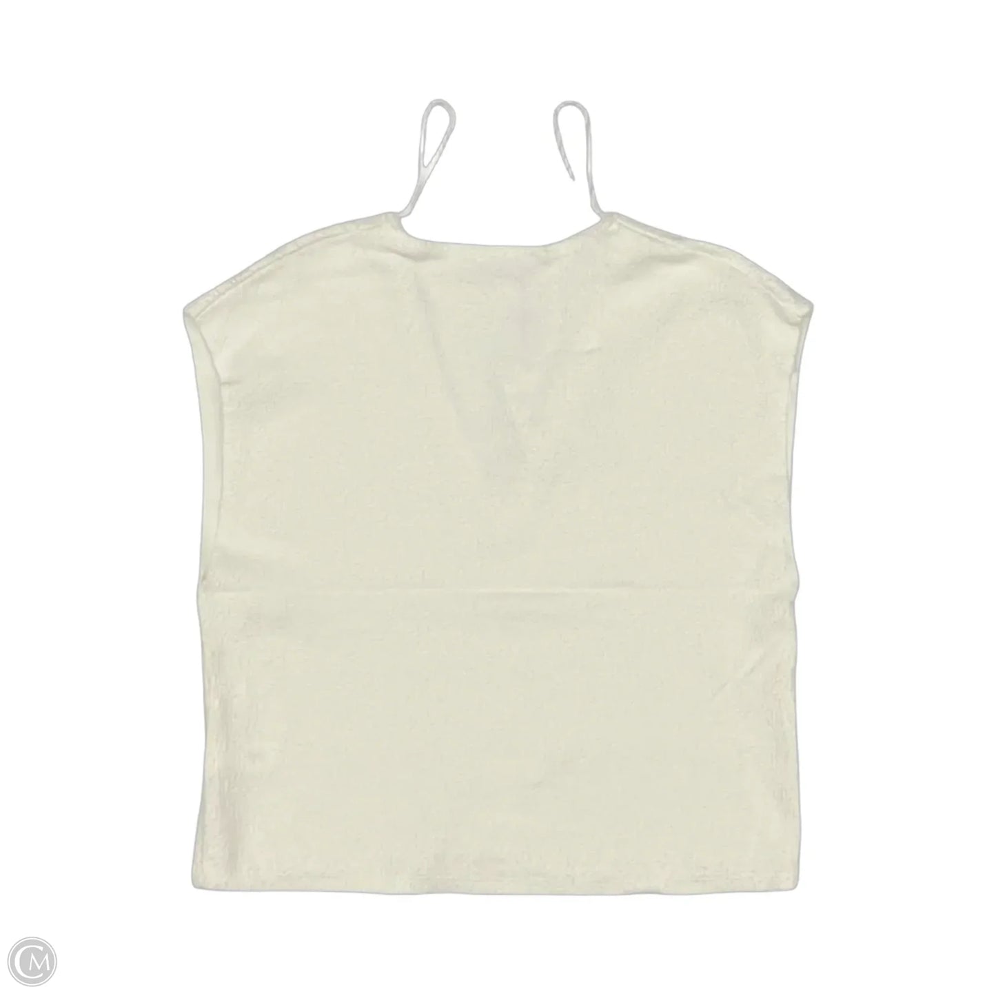 Top Short Sleeve By Zara In Cream, Size: M