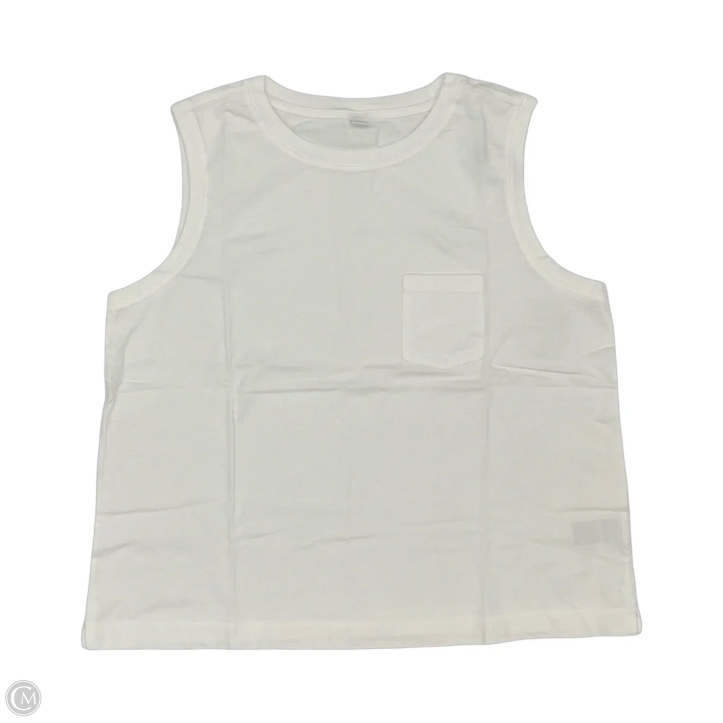 Top Sleeveless Basic By Old Navy In White, Size: L