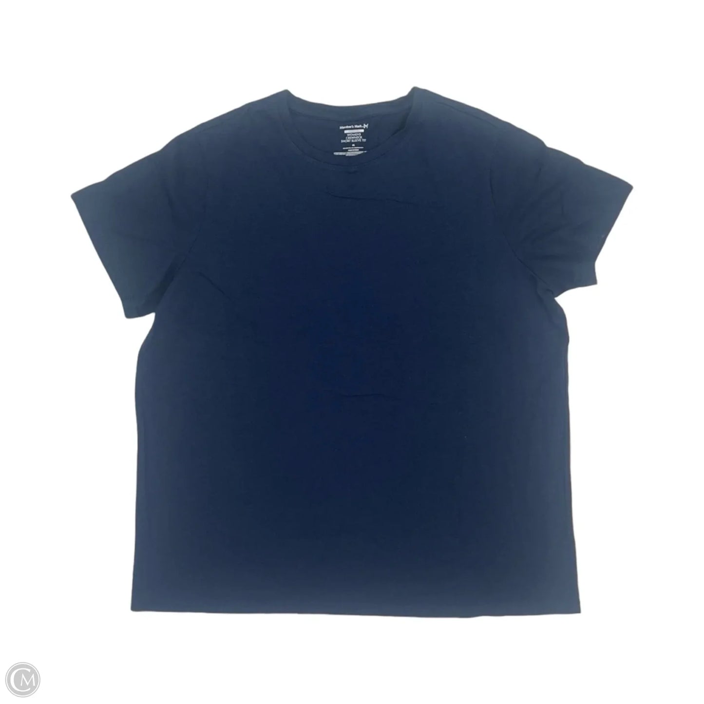 Top Short Sleeve Basic By Members Mark In Navy, Size: Xl