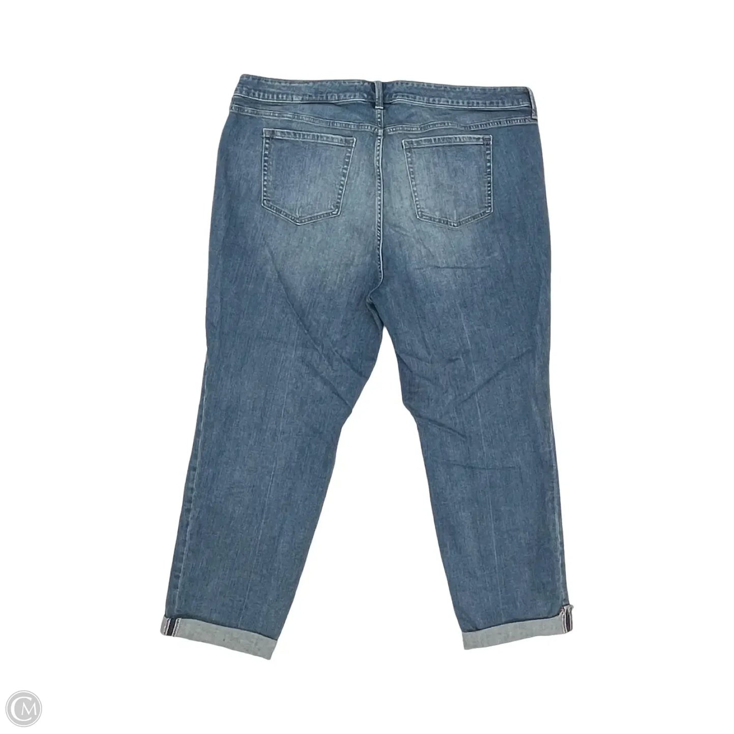 Jeans Straight By Torrid In Blue Denim, Size: 22