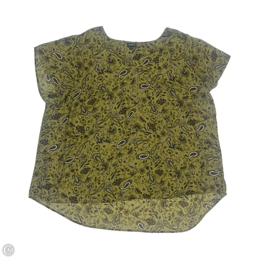Blouse Short Sleeve By Torrid In Green, Size: 4x