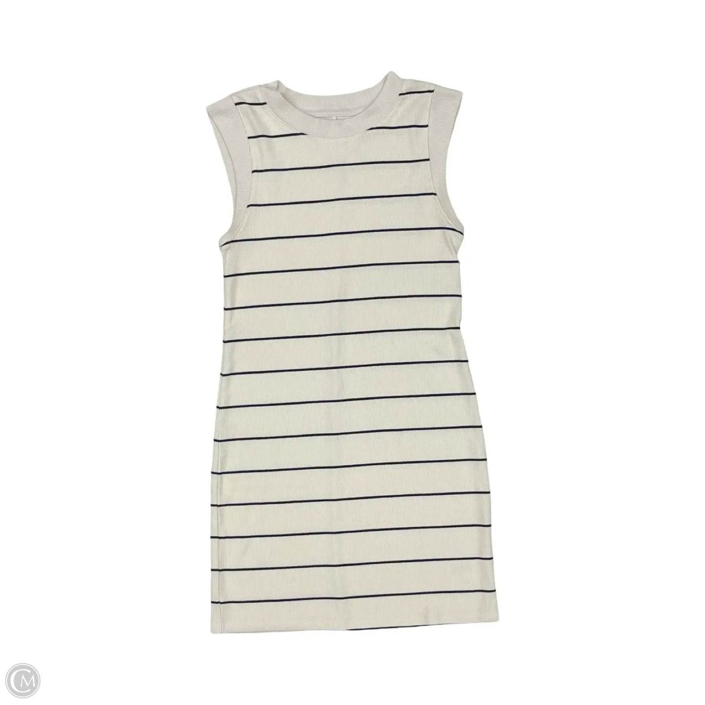 Dress Casual Short By A New Day In Blue & Cream, Size: Xs