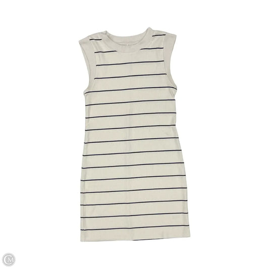 Dress Casual Short By A New Day In Blue & Cream, Size: Xs