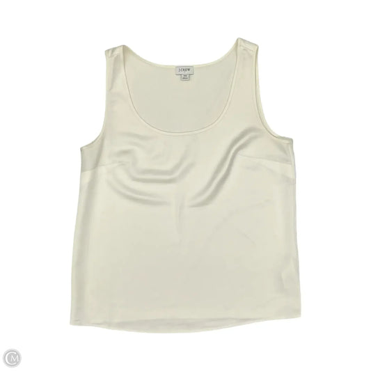 Blouse Sleeveless By J. Crew In Cream, Size: Xs