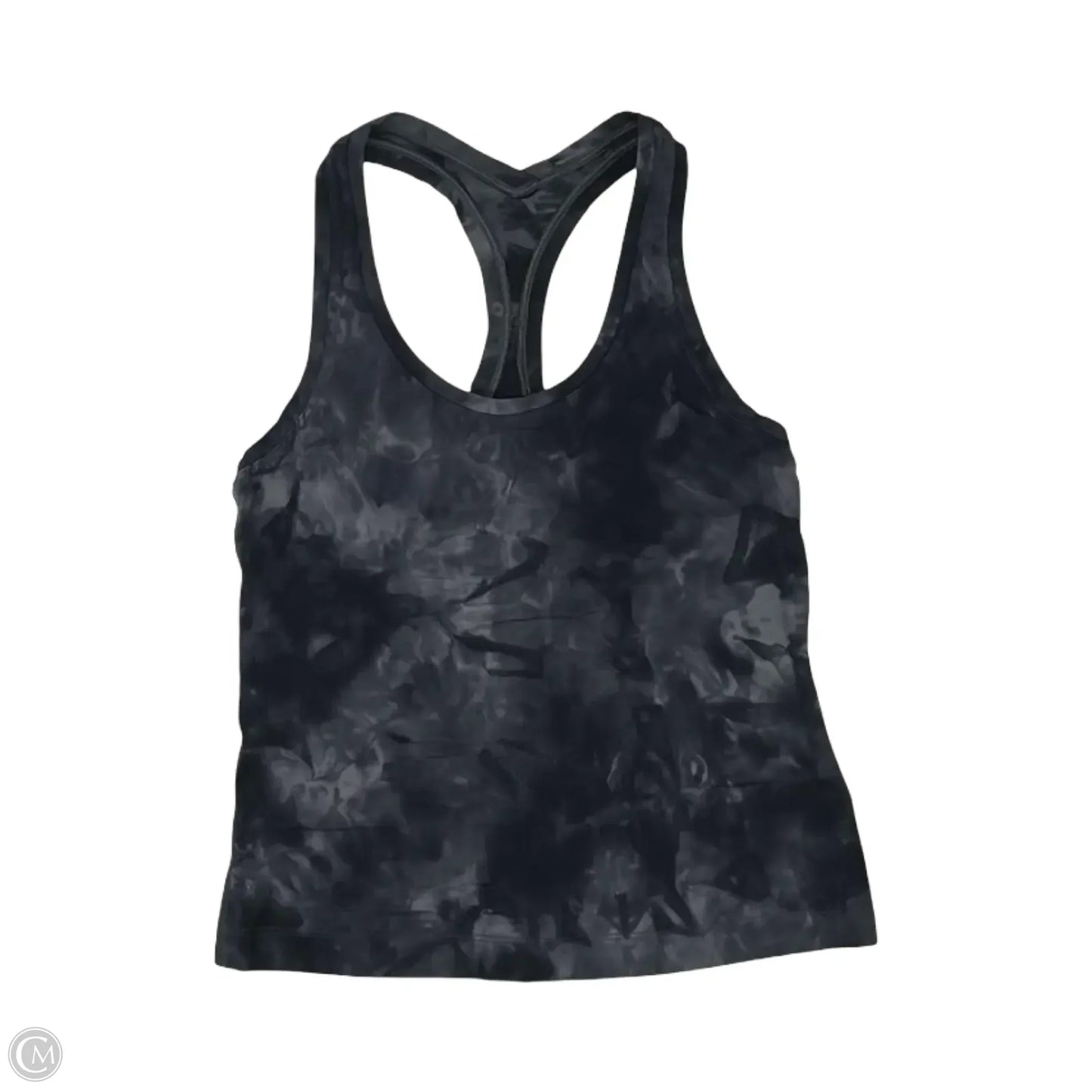Athletic Tank Top By Lululemon In Black & Grey, Size: S