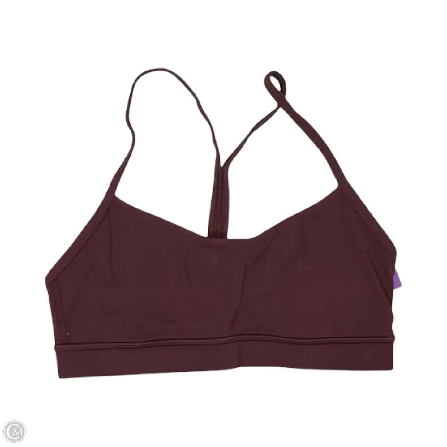 Athletic Bra By Lululemon In Maroon, Size: S