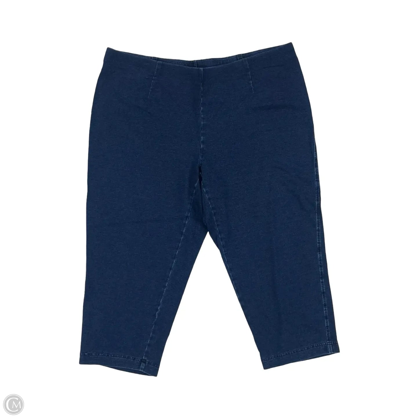 Pants Cropped By J. Jill In Blue Denim, Size: 2x