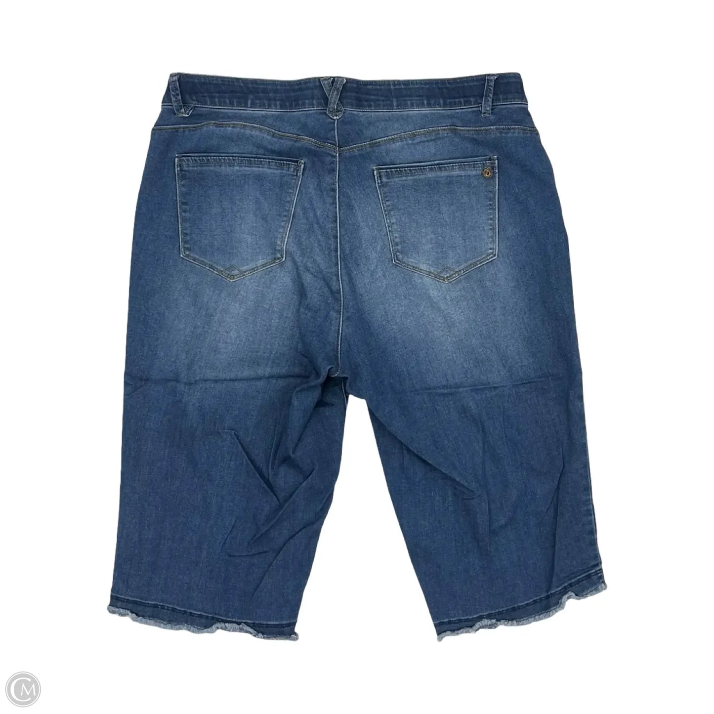 Jeans Cropped By Democracy In Blue Denim, Size: 20w